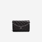 Chanel Wallet On Chain Lamb Black Front | Sell your designer bag