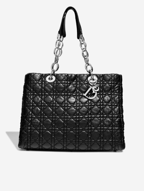 Dior Shopper Lamb Black Front | Sell your designer bag