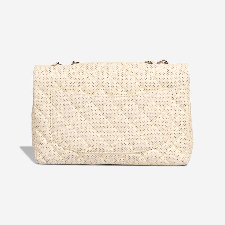 Chanel Timeless Jumbo Perforated Lamb White | Sell your designer bag