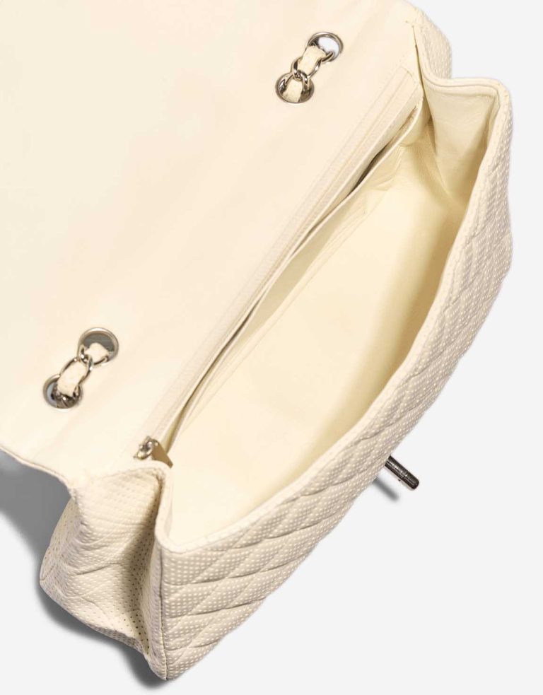 Chanel Timeless Jumbo Perforated Lamb White Inside | Sell your designer bag