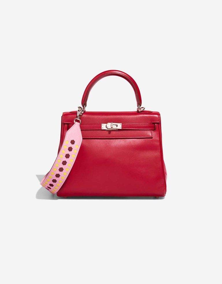 Hermès Kelly Schulterriemen Epsom  Mauve Sylvestre Front | Verkaufen Sie Ihre Designer-Tasche