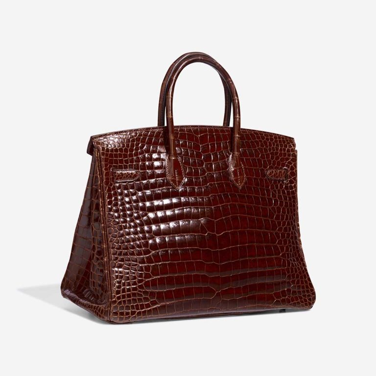 Hermès Birkin 35 Porosus Krokodil Marron | Verkaufen Sie Ihre Designer-Tasche