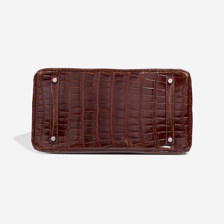 Hermès Birkin 35 Porosus Krokodil Marron | Verkaufen Sie Ihre Designer-Tasche