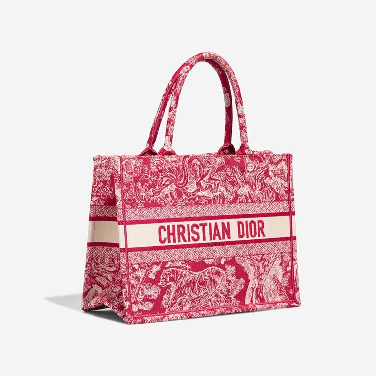 Dior Book Tote Medium Canvas Red / White | Sell your designer bag