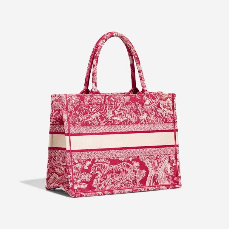 Dior Book Tote Medium Canvas Red / White | Sell your designer bag