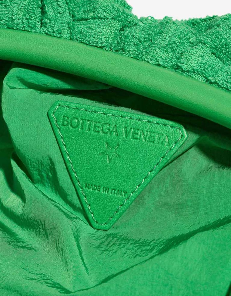 Bottega Veneta Pouch Cotton Terry Green Logo | Sell your designer bag