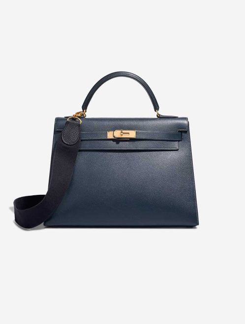 Hermès Kelly 32 Epsom Vert Foncé Front | Vendez votre sac de créateur