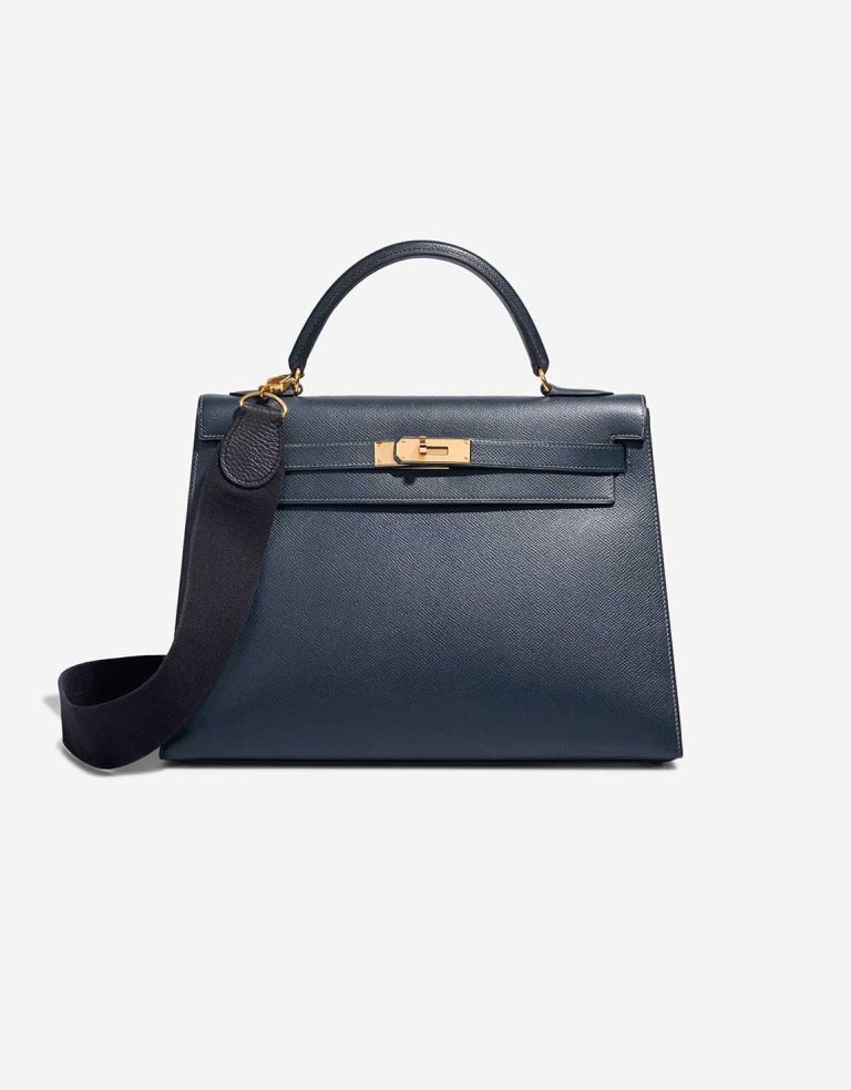 Hermès Kelly 32 Epsom Vert Foncé Front | Sell your designer bag