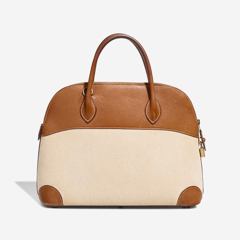 Hermès Bolide 35 Toile / Barenia Gold | Sell your designer bag