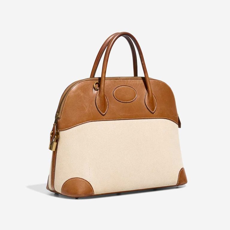 Hermès Bolide 35 Toile / Barenia Gold | Sell your designer bag