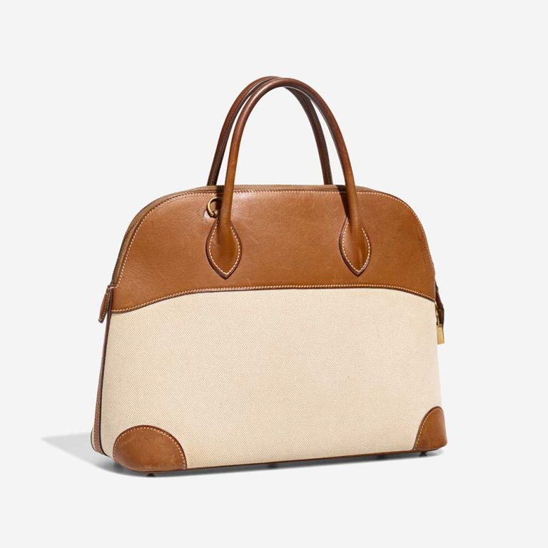 Hermès Bolide 35 Toile / Barenia Gold | Sell your designer bag