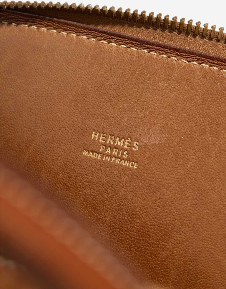 Hermès Bolide 35 Toile / Barenia Gold Logo | Sell your designer bag