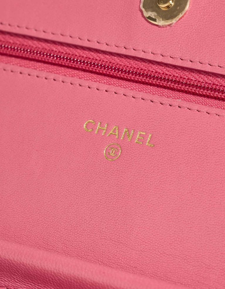 Chanel Timeless Wallet On Chain Lamb Pink Logo | Sell your designer bag