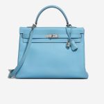 Hermès Kelly Verso 35 Epsom Bleu Céleste / Colvert Front | Sell your designer bag