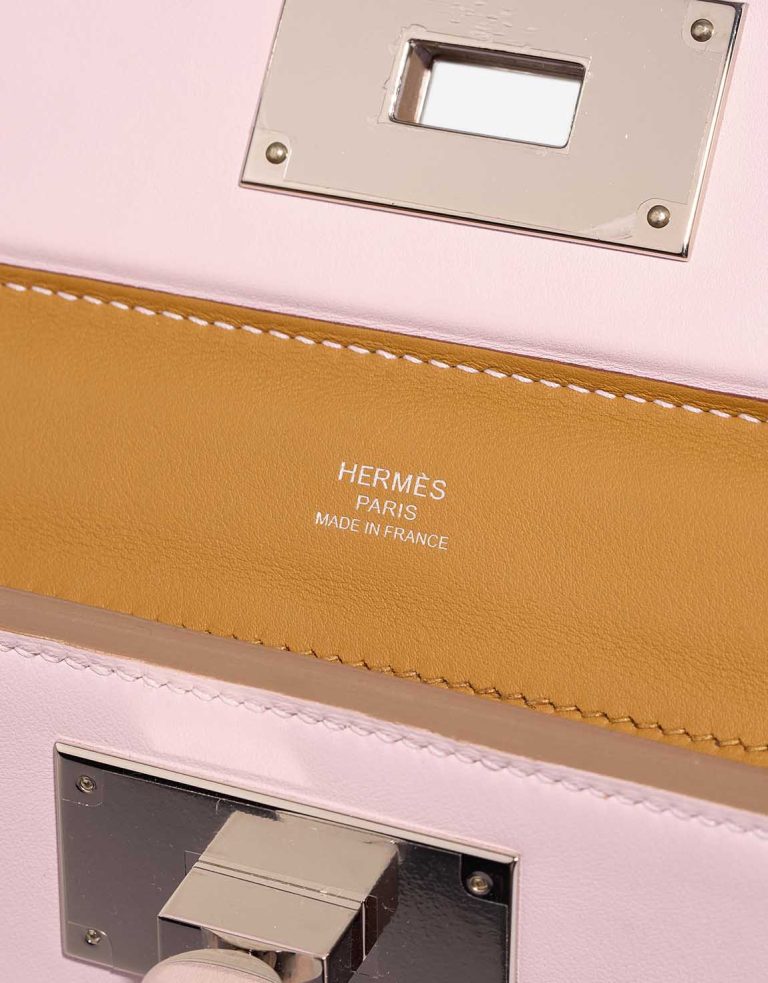 Hermès 24/24 Mini Evercolor / Swift Mauve Pâle / Sésame Logo | Sell your designer bag