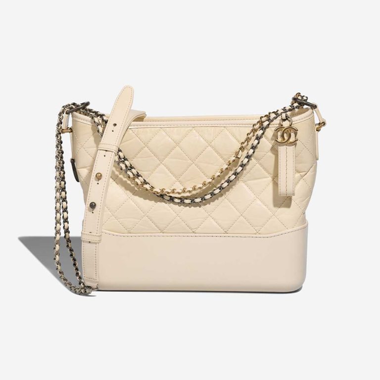 Chanel Gabrielle Medium Aged Kalbsleder Leder Front | Verkaufen Sie Ihre Designer-Tasche