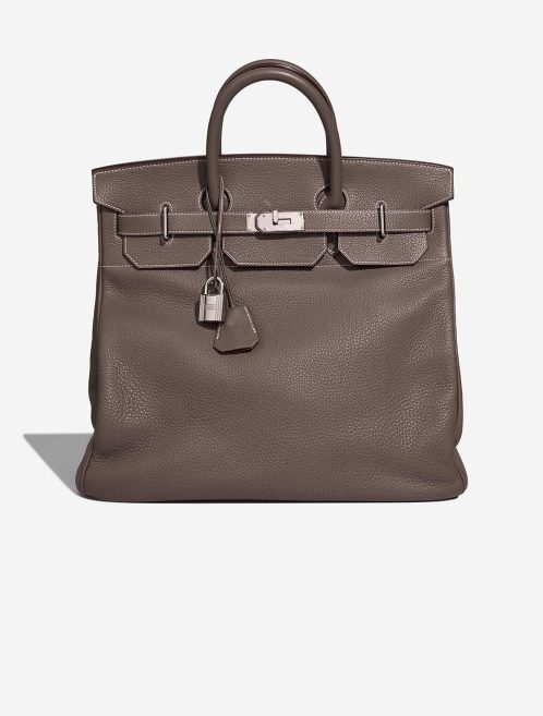 Hermès Haut à Courroies 40 Clémence Étoupe Front | Vendre votre sac de créateur