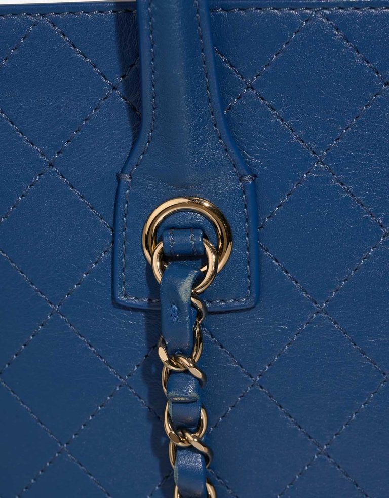 Chanel Shopping Tote Blau Abnutzungserscheinungen | Verkaufen Sie Ihre Designertasche