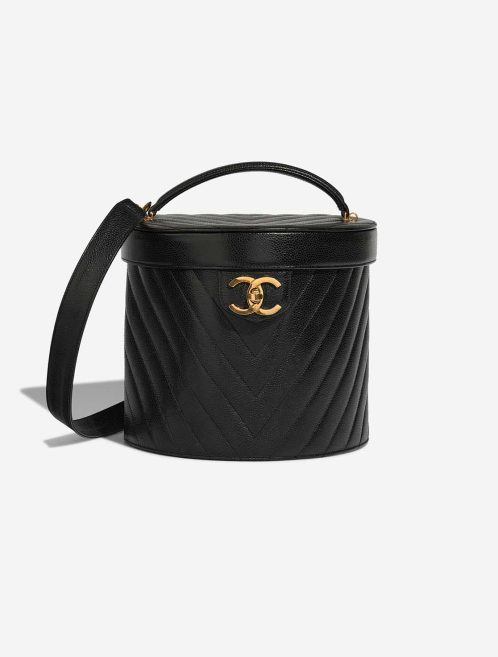 Chanel Vanity Large Lamb Black Front | Vendez votre sac de créateur