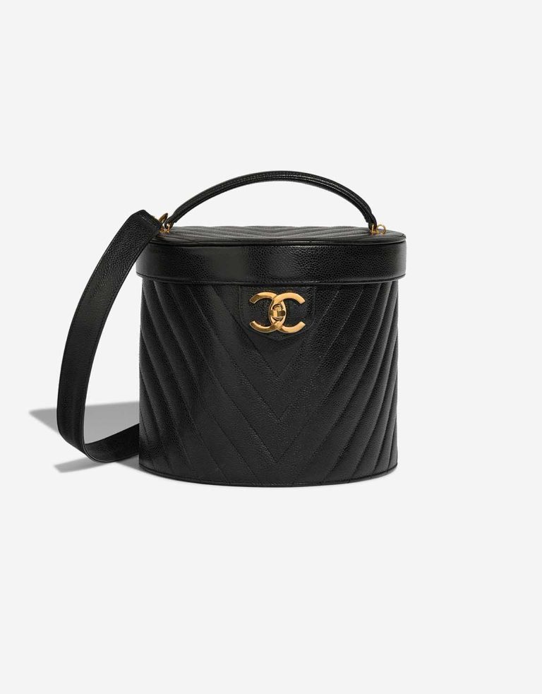 Chanel Vanity Large Lamb Black Front | Vendez votre sac de créateur