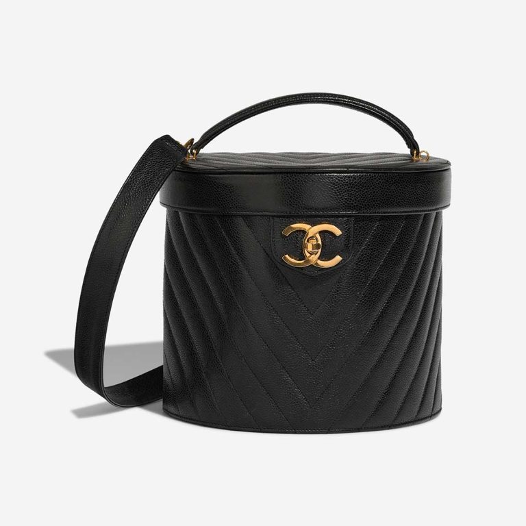 Chanel Vanity Large Lamb Black Front | Sell your designer bag