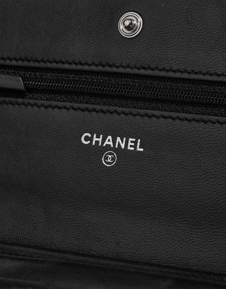 Chanel Wallet On Chain Lamb Black Logo | Sell your designer bag