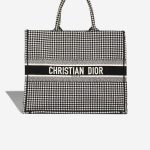 Dior Book Tote Large Canvas Black / White Front | Sell your designer bag