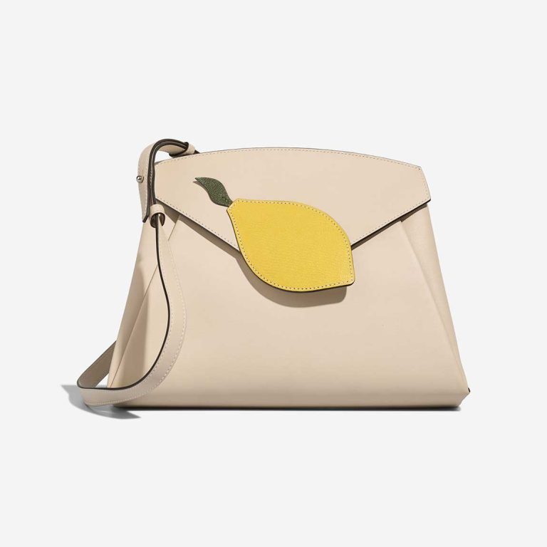 Hermès Tutti Frutti Swift Craie / Jaune Citron Front | Sell your designer bag