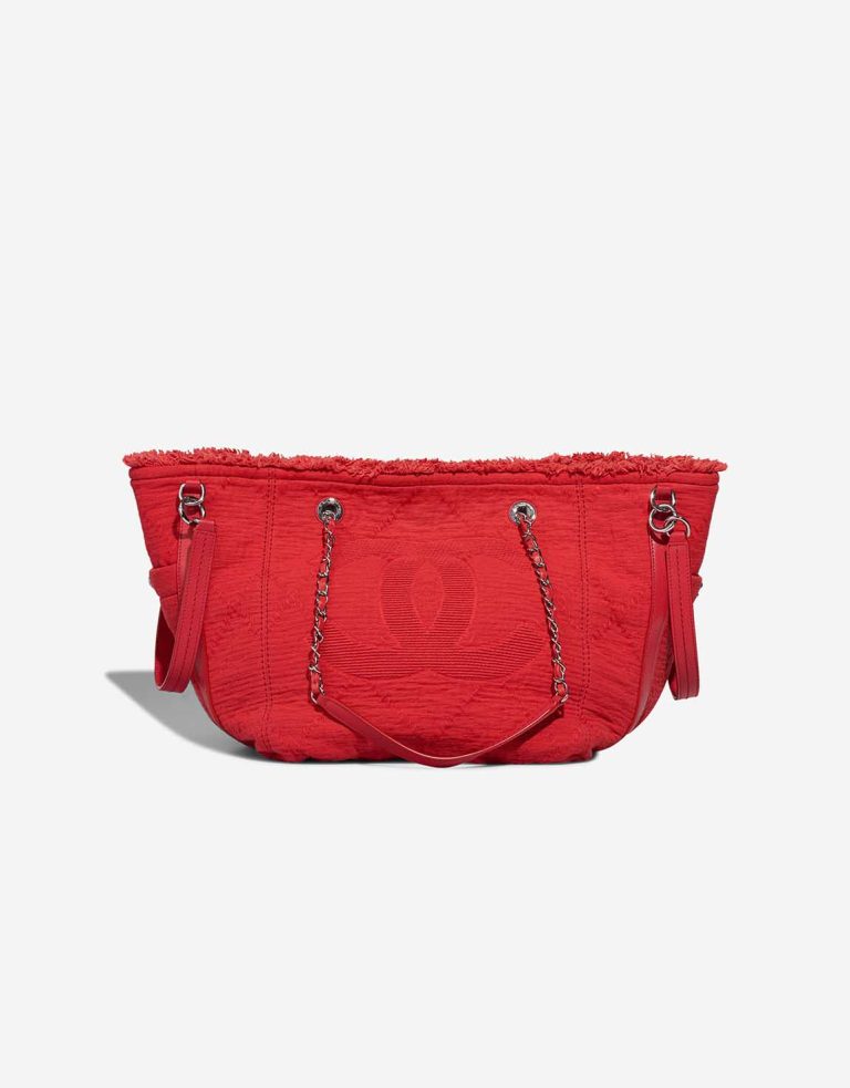 Chanel Deauville Medium Canvas Red Front | Vendez votre sac de créateur