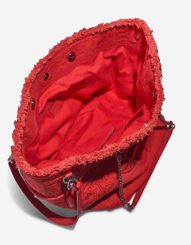 Chanel Deauville Medium Canvas Red Inside | Sell your designer bag