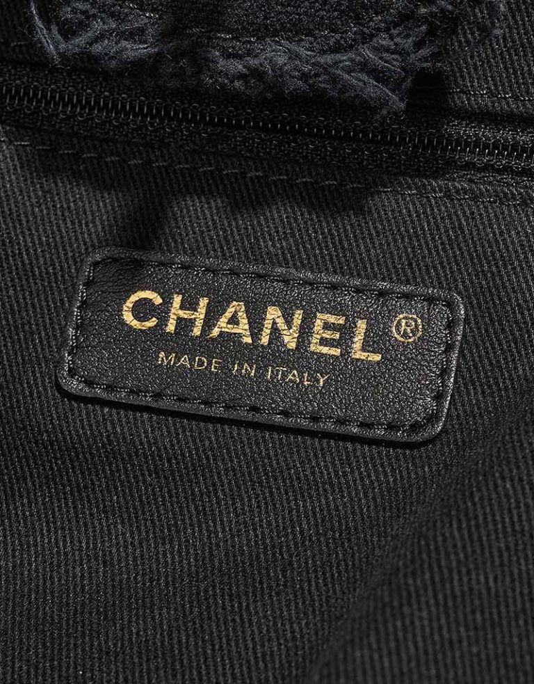 Chanel Deauville Medium Denim Navy Logo | Sell your designer bag