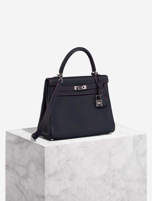 Hermès Kelly HSS 25 Togo Bleu Nuit / Magnolia Front | Vendez votre sac de créateur