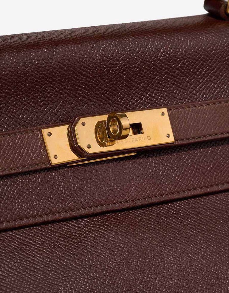 Hermès Kelly 35 Courchevel Brown Closing System | Sell your designer bag