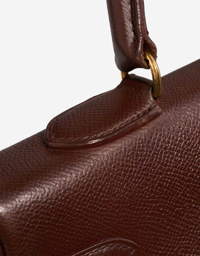 Hermès Kelly 35 Courchevel Brown Signs of wear | Sell your designer bag