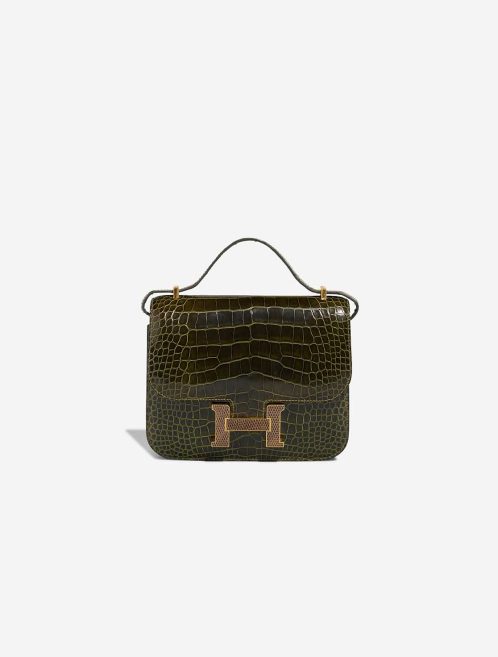 Hermès Constance 18 Alligator / Lizard Vert Véronèse Front | Sell your designer bag