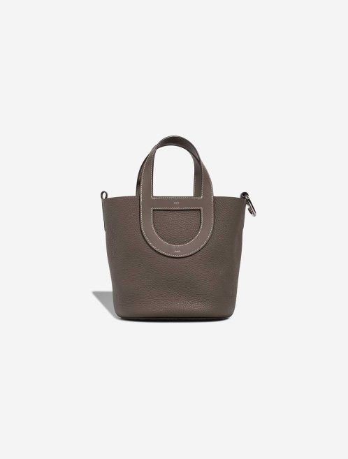 Hermès In-The-Loop 18 Taurillon Clémence / Swift Étoupe Front | Vendre votre sac de créateur