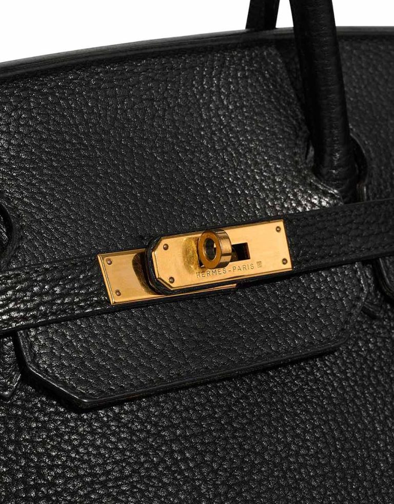 Hermès Birkin 40 Vache Fjord Black Closing System | Sell your designer bag