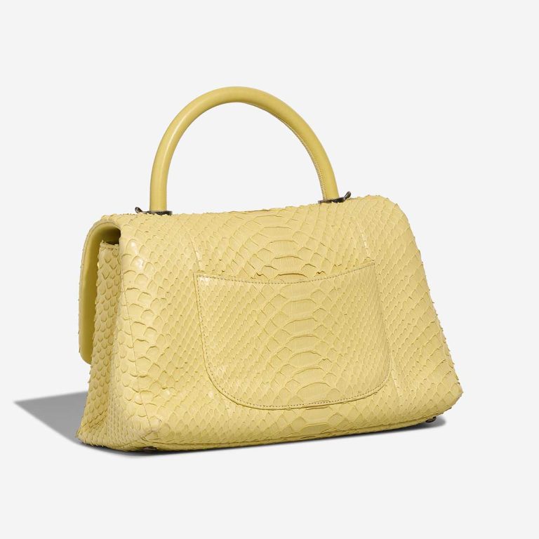 Chanel Timeless Handle Python Pastel Yellow | Sell your designer bag