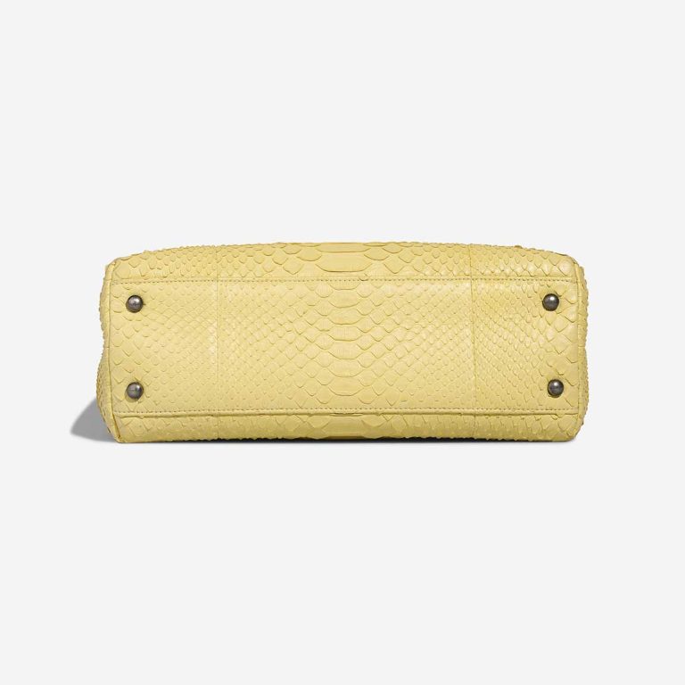 Chanel Timeless Handle Python Pastel Yellow | Sell your designer bag