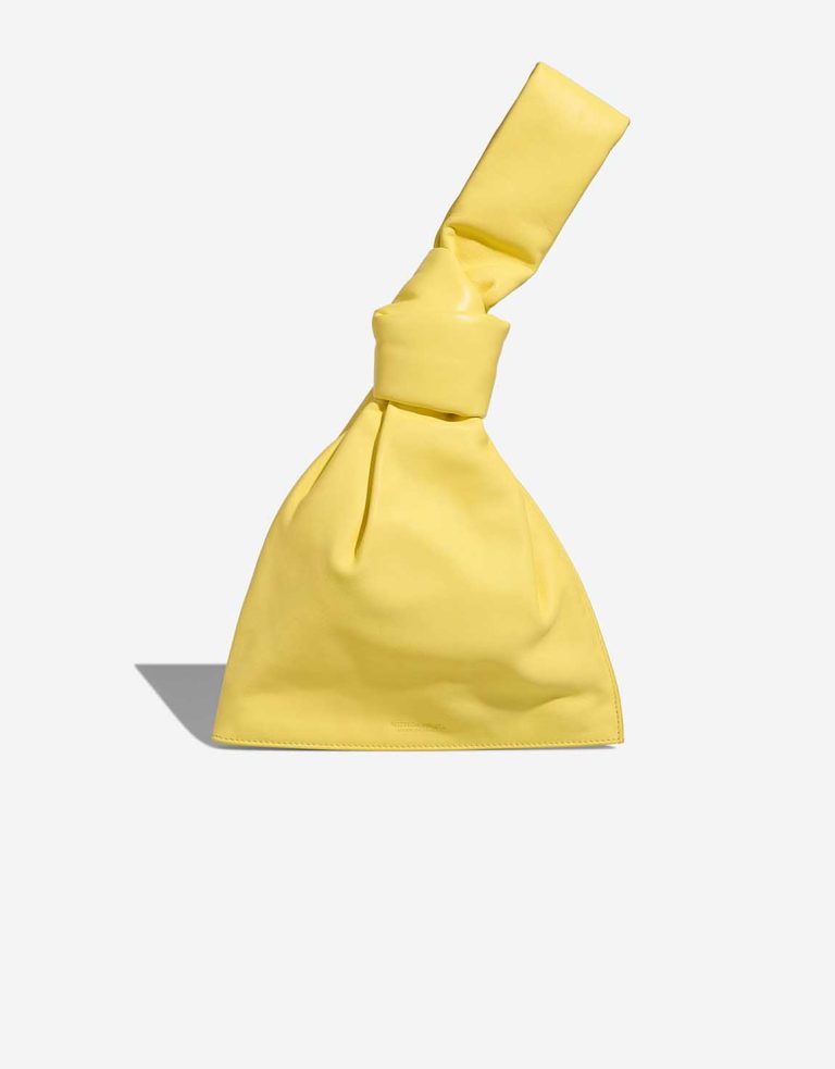 Bottega Veneta Mini Twist Calf Yellow Front | Vendre votre sac de créateur