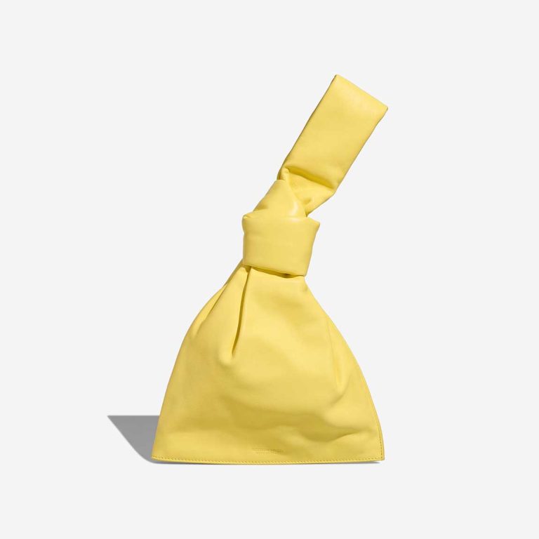 Bottega Veneta Mini Twist Calf Yellow Front | Sell your designer bag