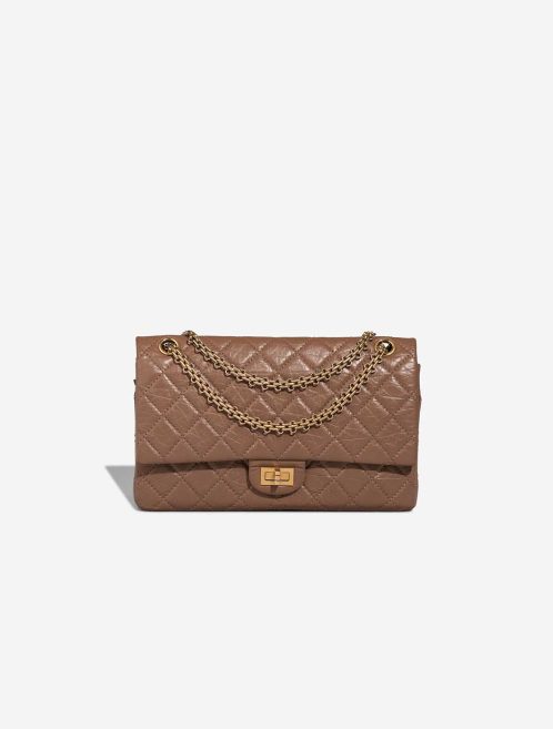 Chanel 2.55 Reissue 226 Aged Kalbsleder Brown Front | Verkaufen Sie Ihre Designer-Tasche