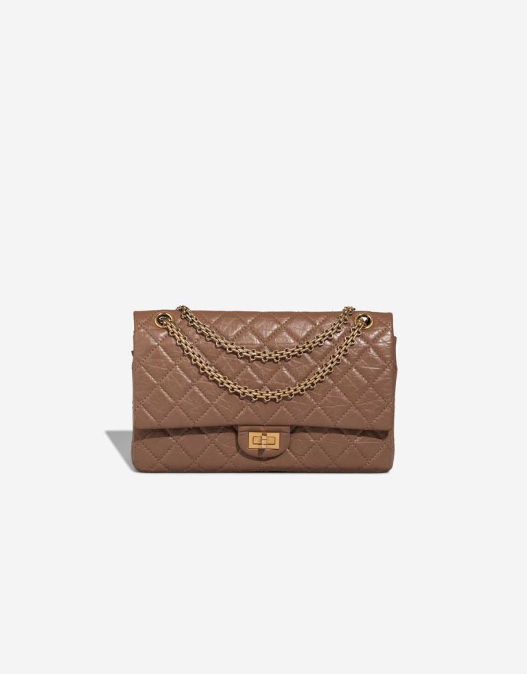 Chanel 2.55 Reissue 226 Aged Kalbsleder Brown Front | Verkaufen Sie Ihre Designer-Tasche