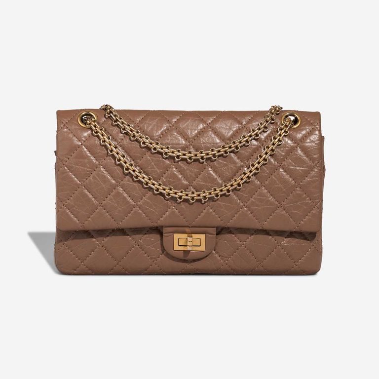 Chanel 2.55 Reissue 226 Aged Calf Brown Front | Sell your designer bag