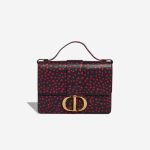 Dior 30 Montaigne Calf Dark Blue / Red Front | Sell your designer bag