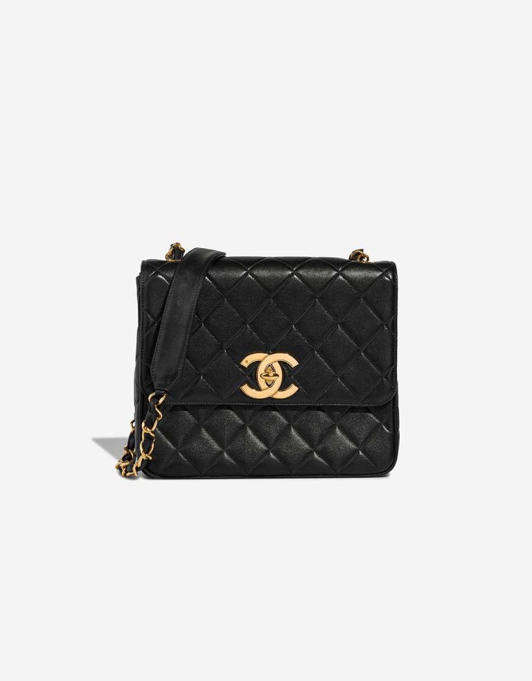 Chanel Timeless Medium Lamb Black Front | Sell your designer bag