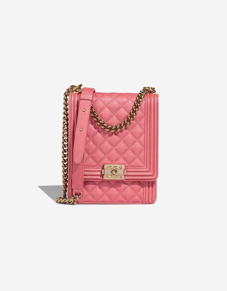 Chanel North South Boy Lamb Pink Front | Sell your designer bag