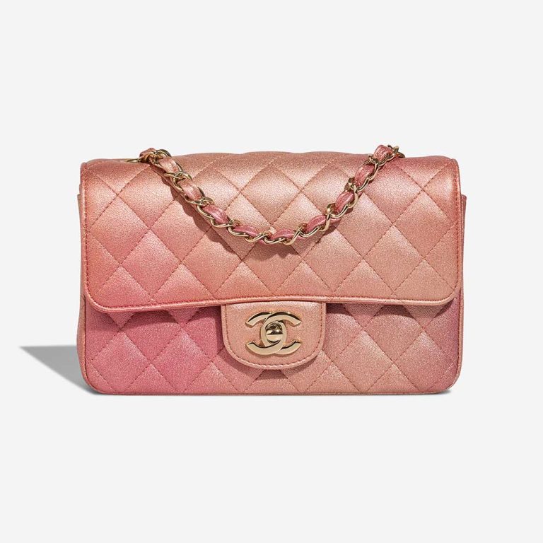 Chanel Timeless Flap Bag Mini Rectangular Lamb Bronze Front | Sell your designer bag