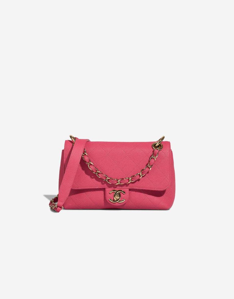 Chanel Timeless City Walk Small Caviar Pink Front | Sell your designer bag