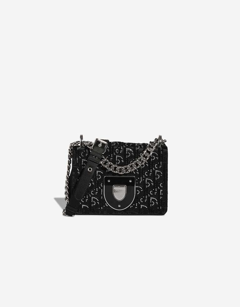 Dior Diorama Small Satin / Calf Black Front | Sell your designer bag